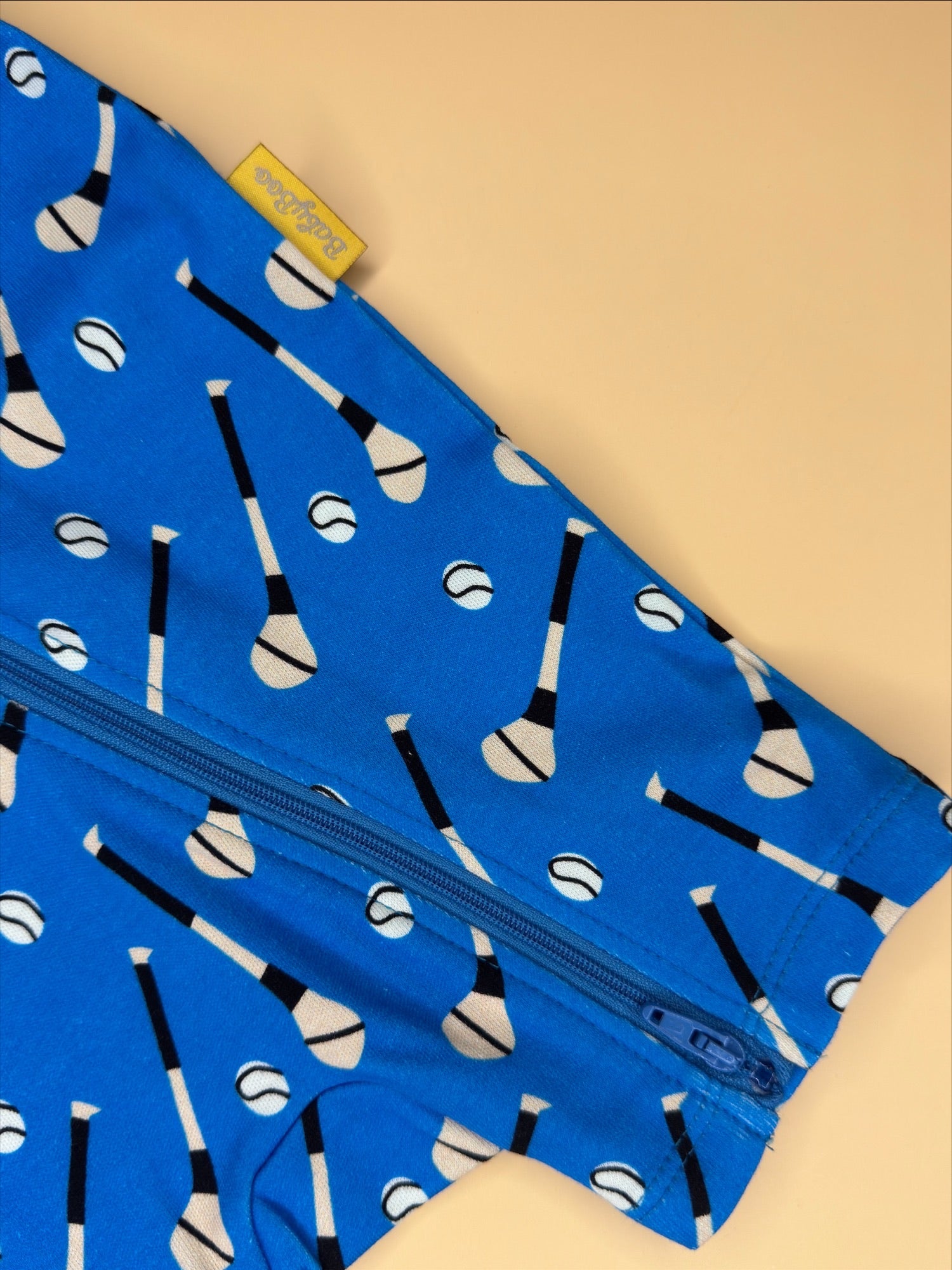 Blue GAA organic cotton ShortieBoo suit