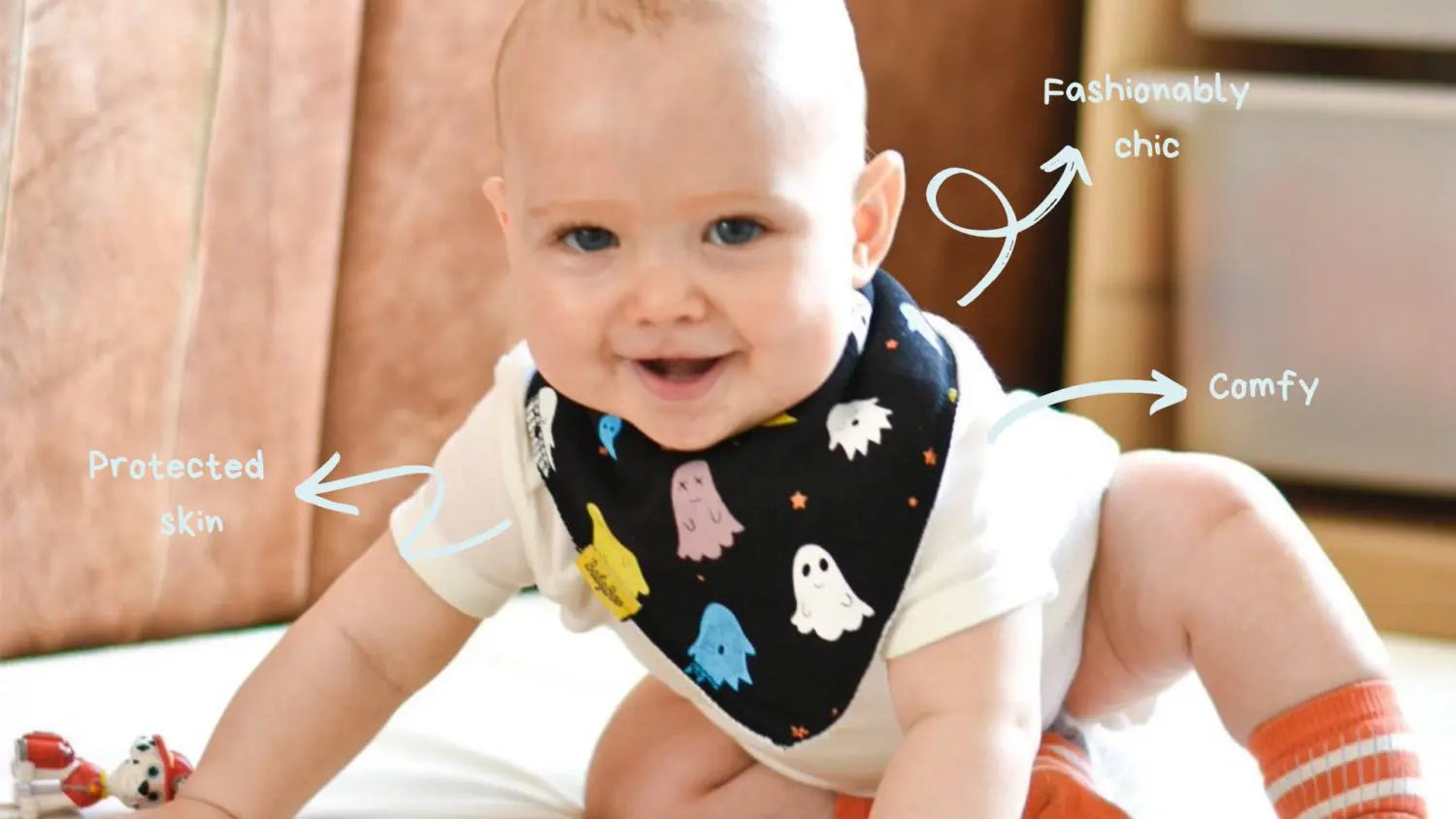 Elevate Your Baby's Style with DribbleBoo Bandana Bibs!