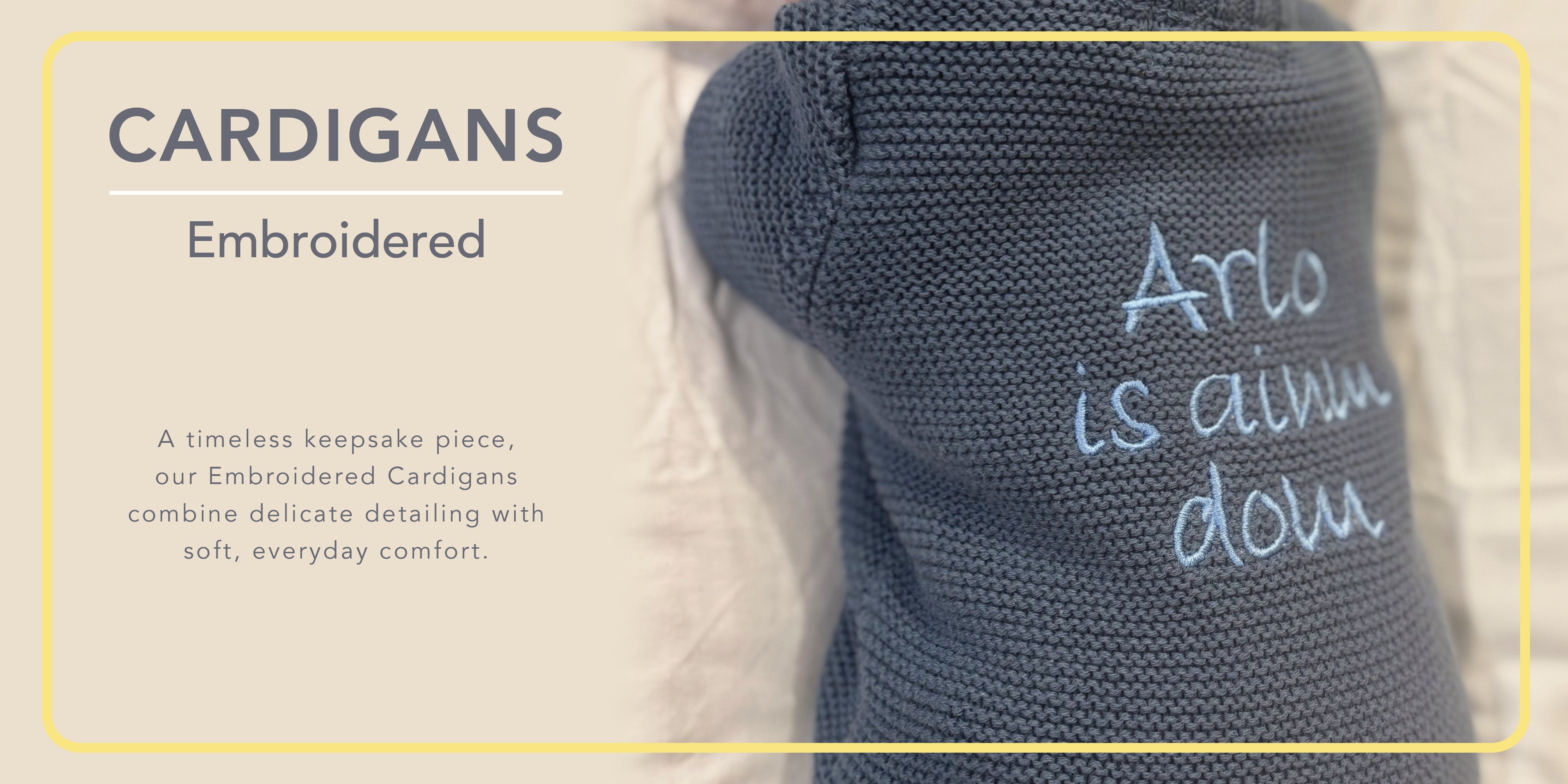 Embroidered Cardigans