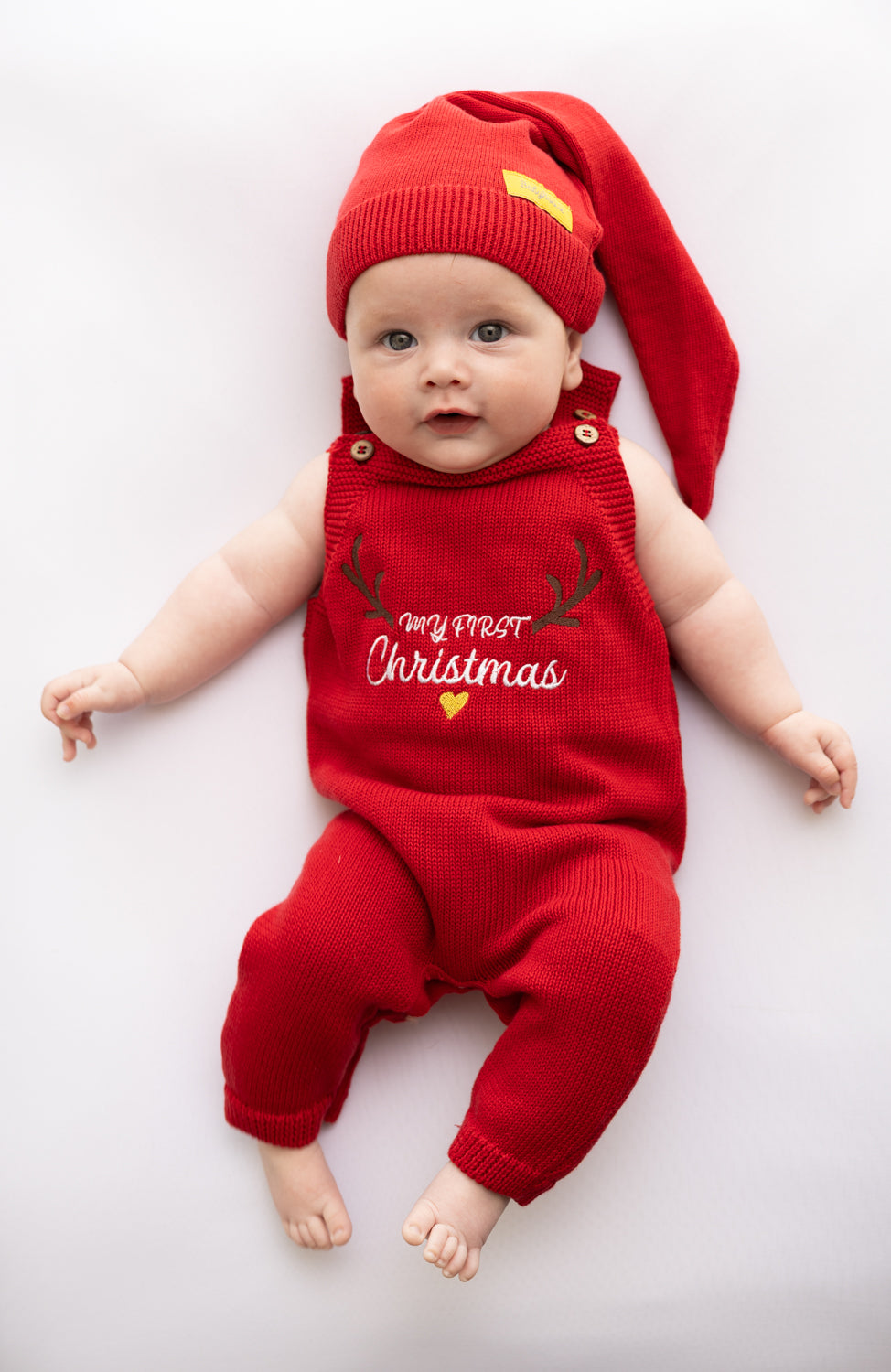Red Christmas Knitted Santa Hat