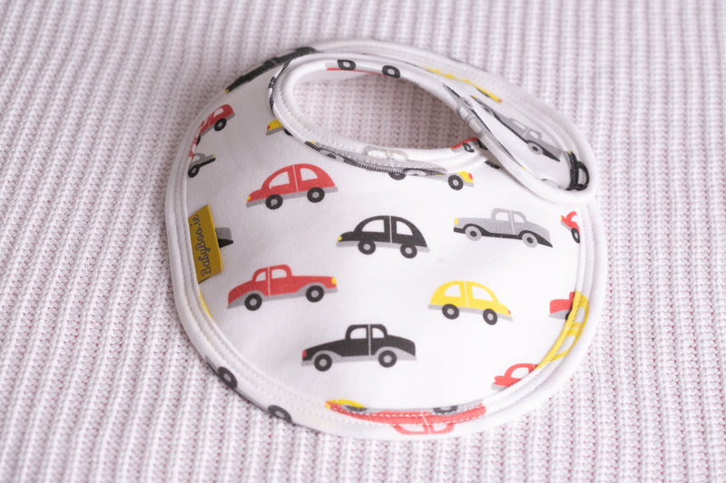 Cars organic cotton LittleBoo baby bib