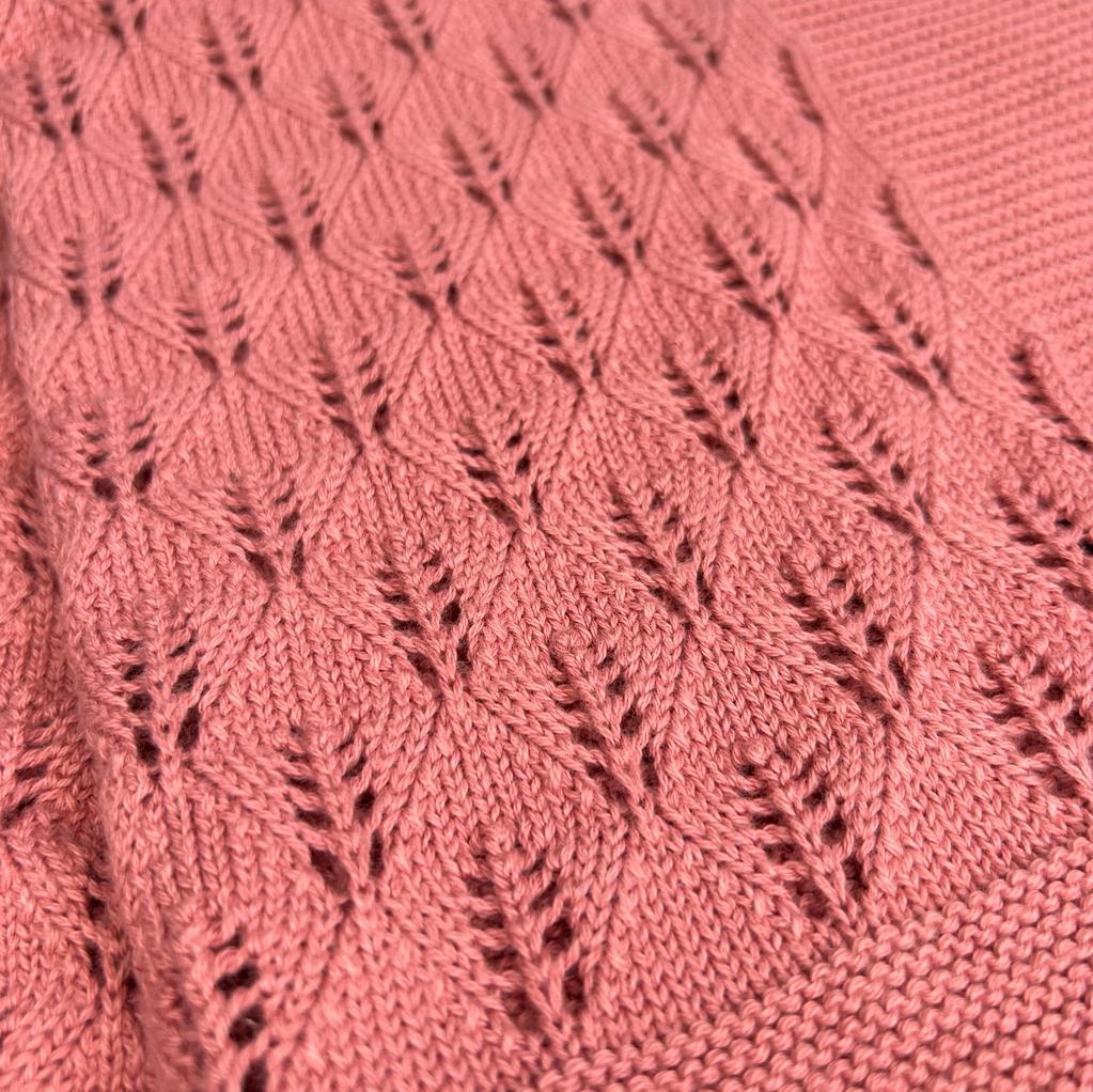 Organic cotton delicate rose BlankieBoo