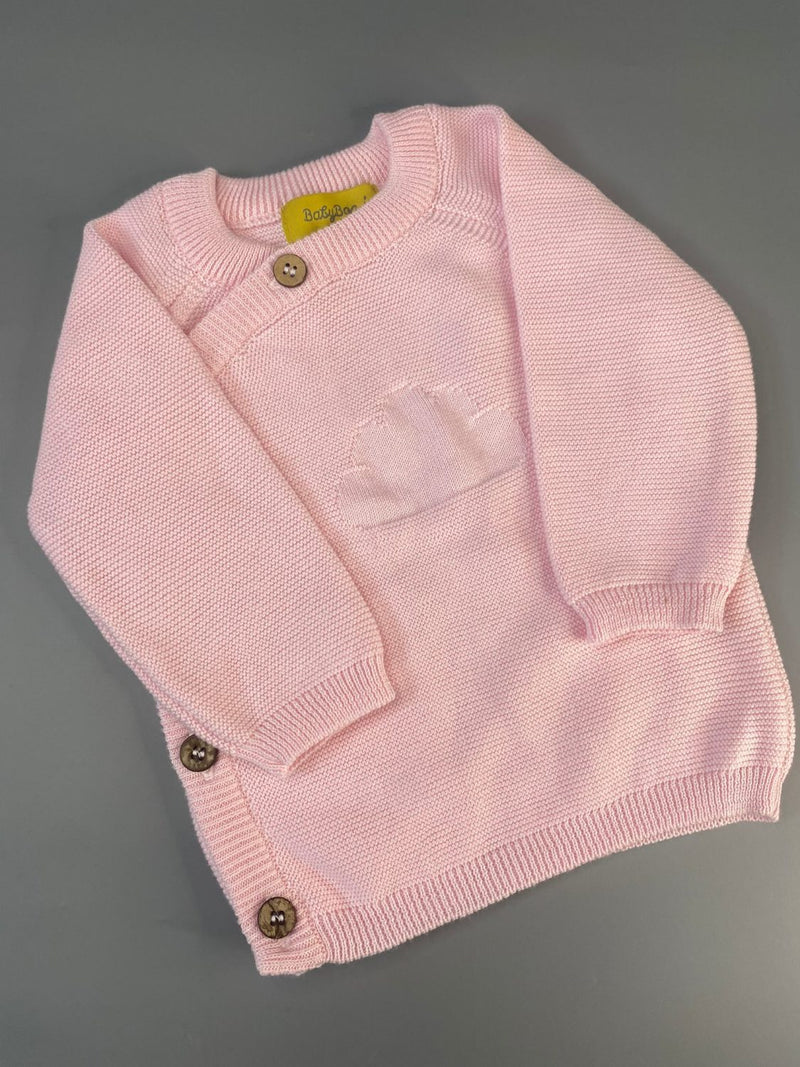 Baby pink cloud Kimono Cardigan