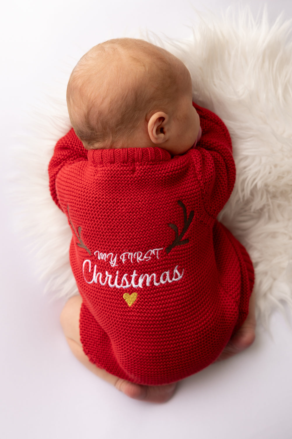 My First Christmas Knitted Cardigan