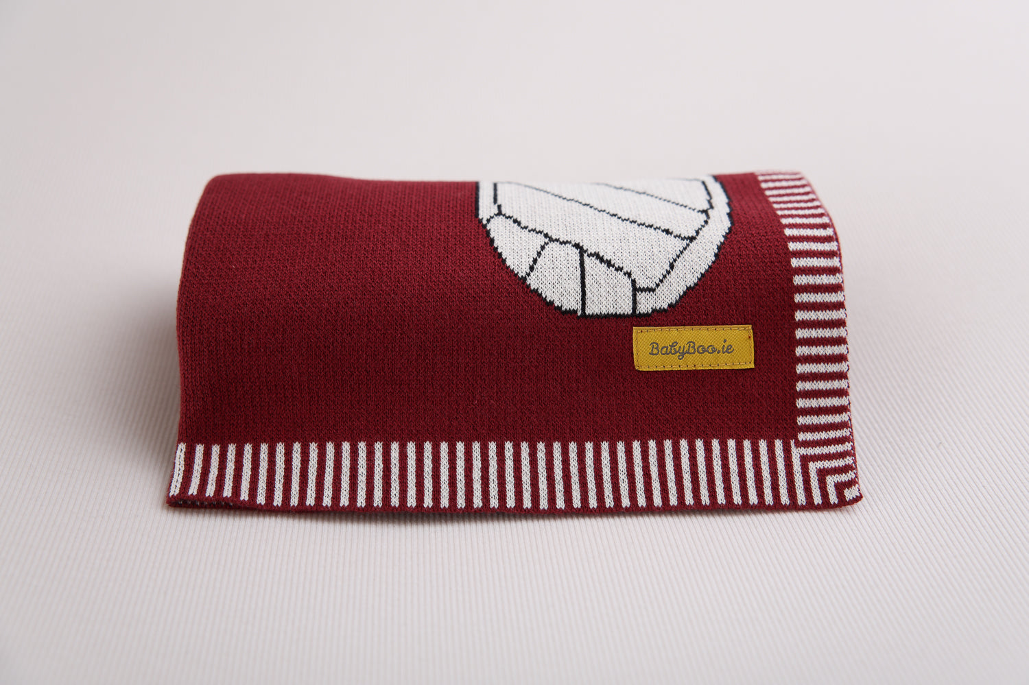 Maroon Gaelic Football Organic Cotton BlankieBoo blanket