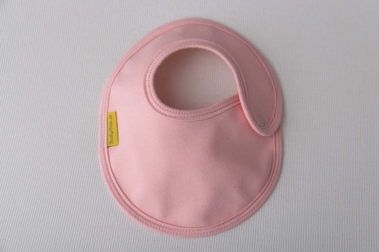 Just pink organic cotton LittleBoo baby bib