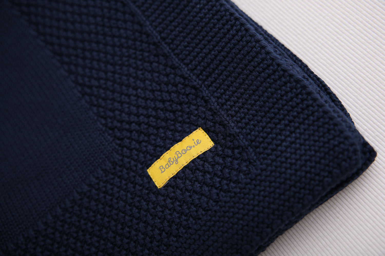 Organic cotton beautiful navy BlankieBoo