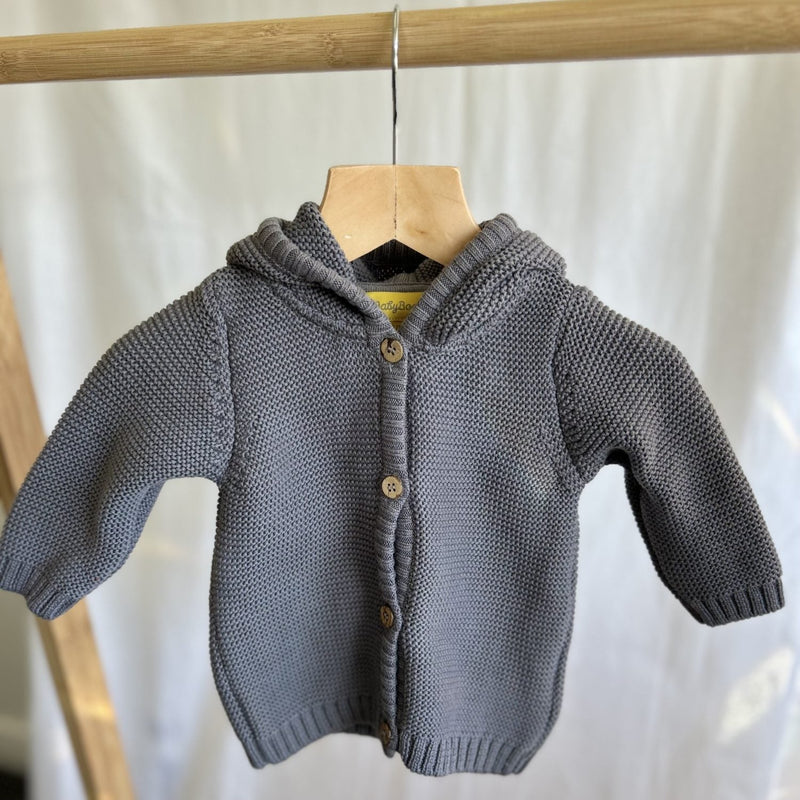 Cute Bunny Organic Cotton Hoodie Cardigan
