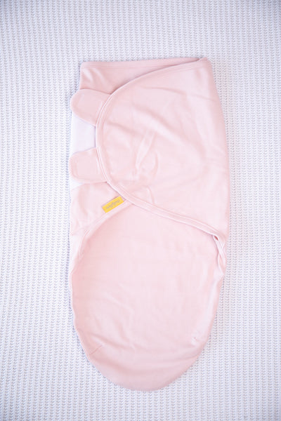 Baby pink organic cotton SwaddleBoo
