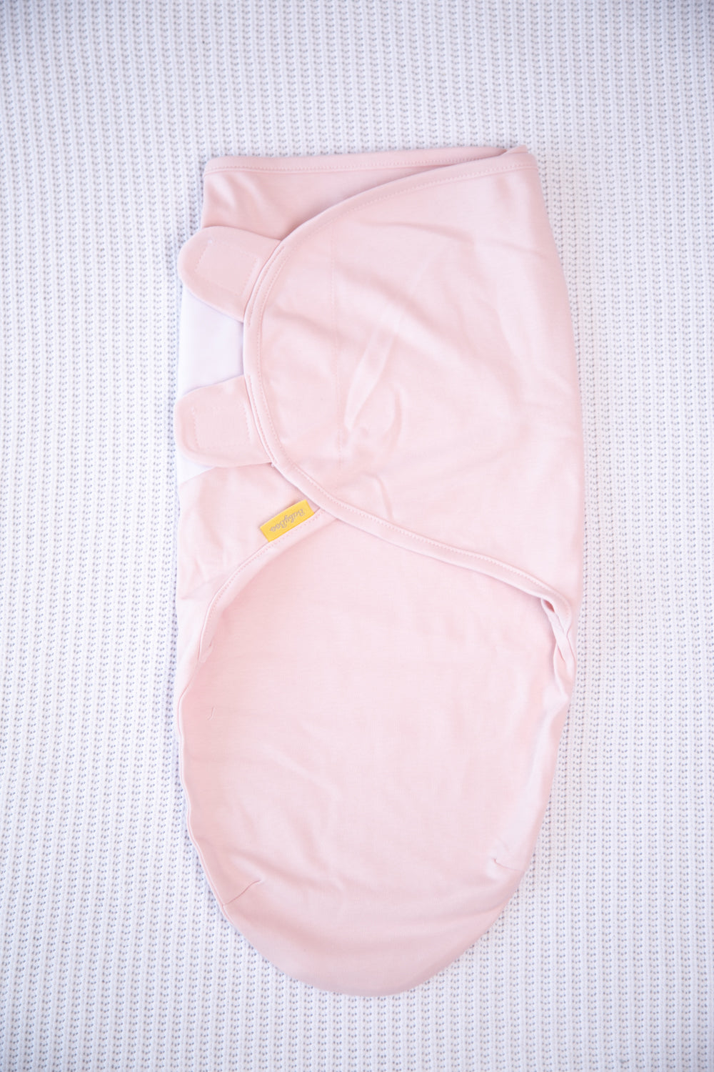 Personalised Baby pink organic cotton SwaddleBoo