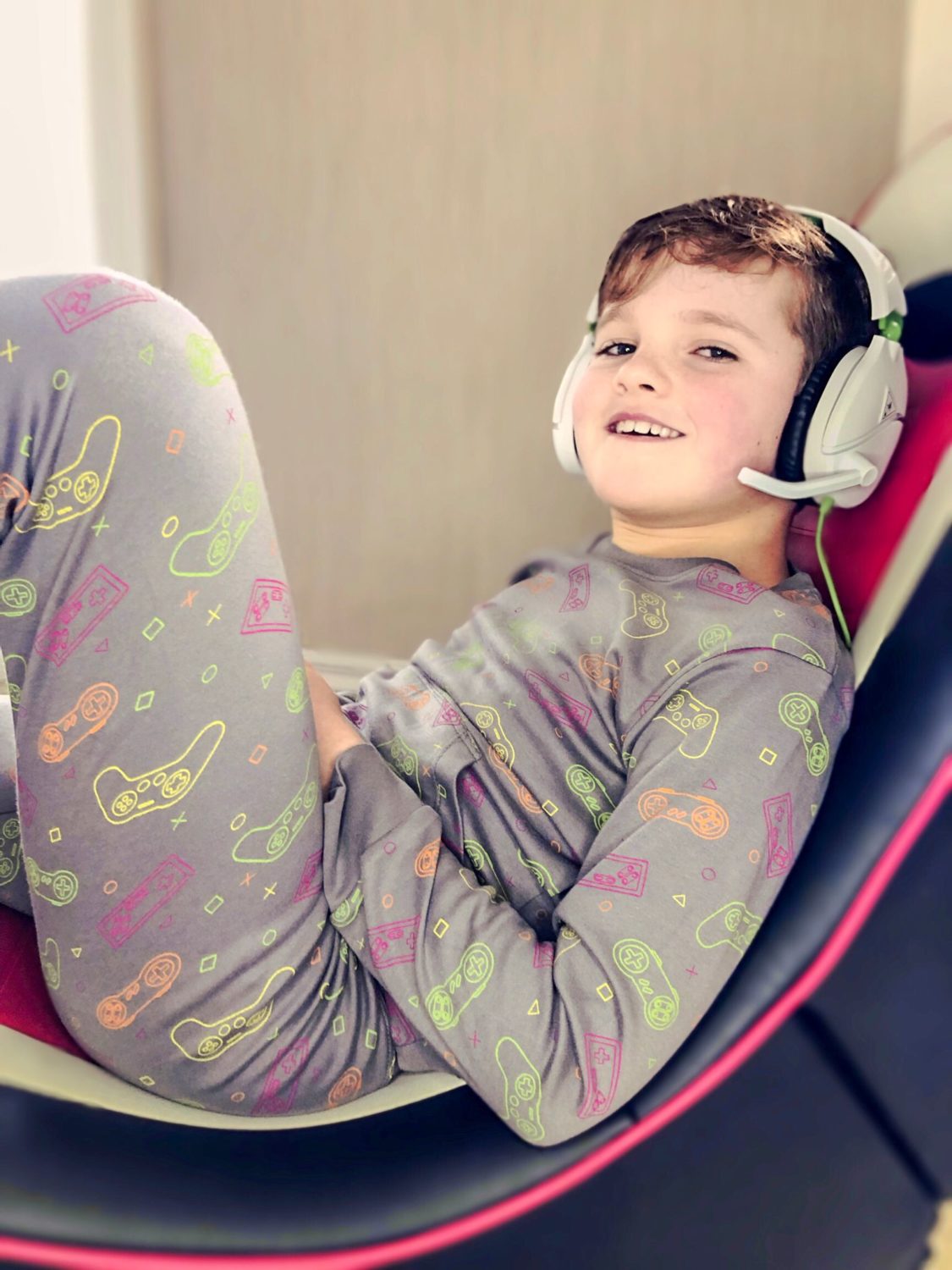 Gaming organic cotton loungewear set