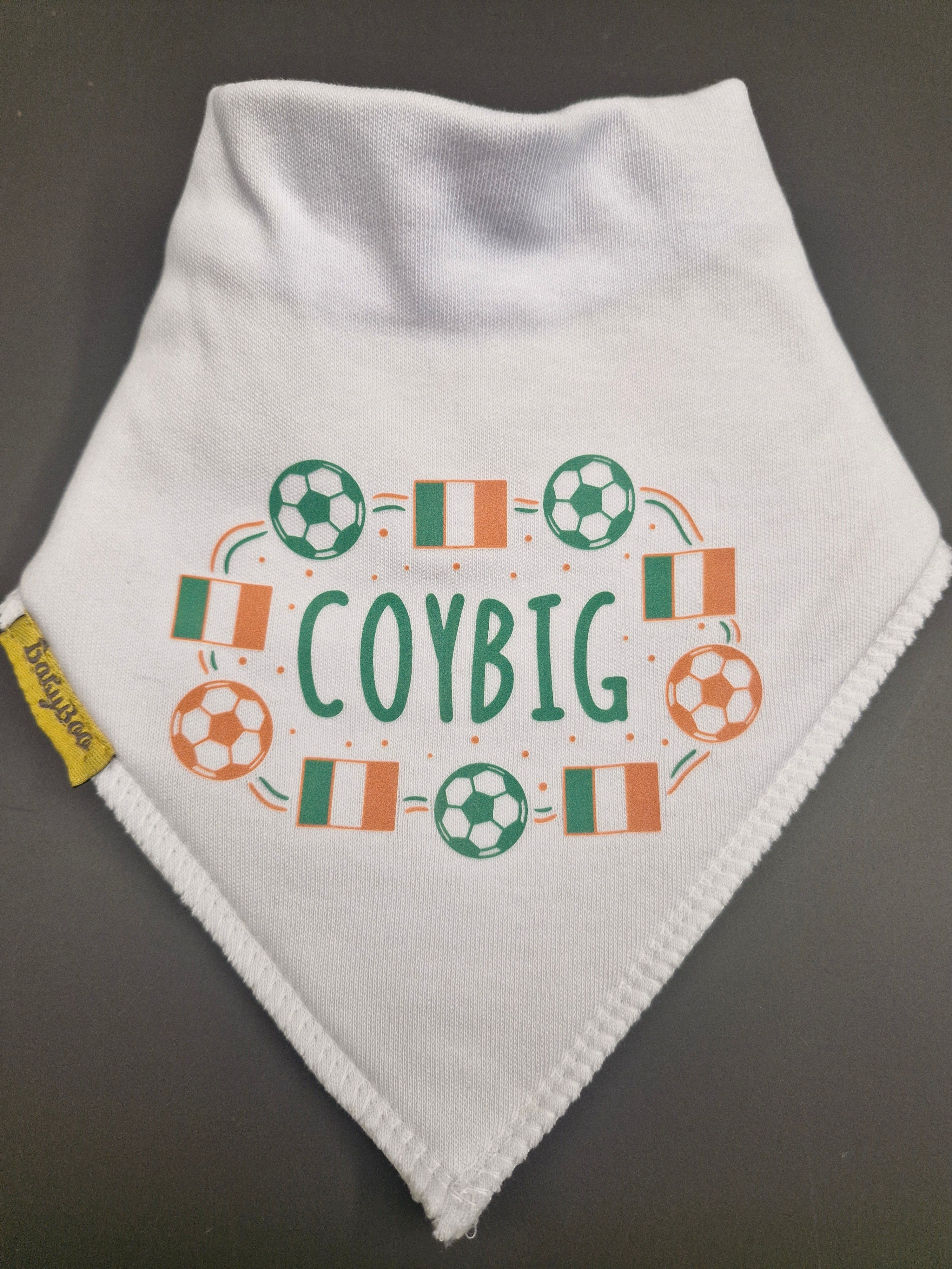 COYBIG organic cotton DribbleBoo bandana bib