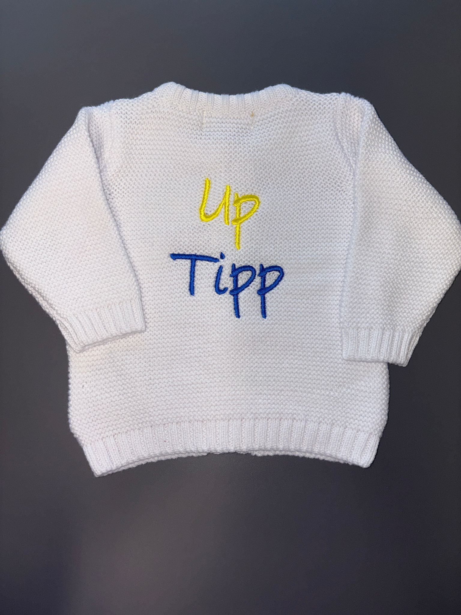 Up Tipp organic cotton zipped cardigan