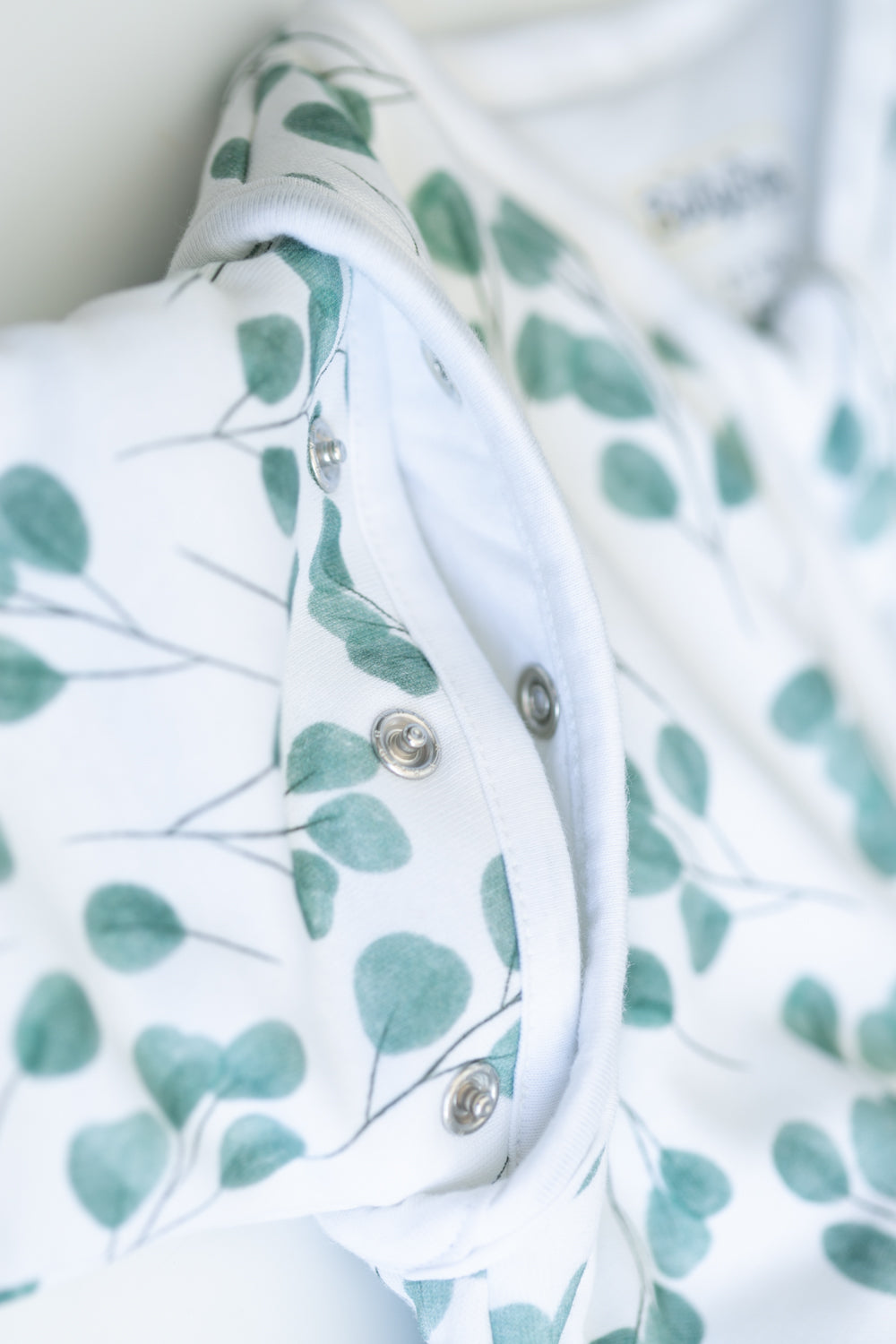 Eucalyptus organic cotton SnuggleBoo sleepsuit (1 tog)