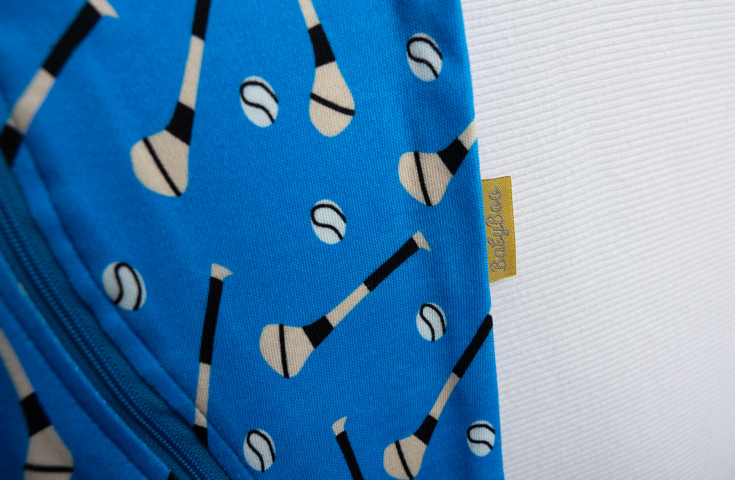 Royal Blue GAA organic cotton ZippyBoo suit