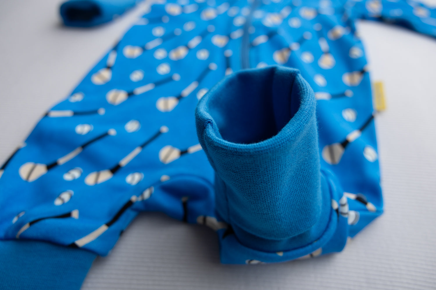 Royal Blue GAA organic cotton ZippyBoo suit