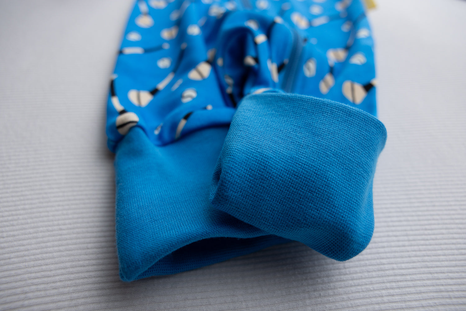 Royal Blue GAA organic cotton ZippyBoo suit