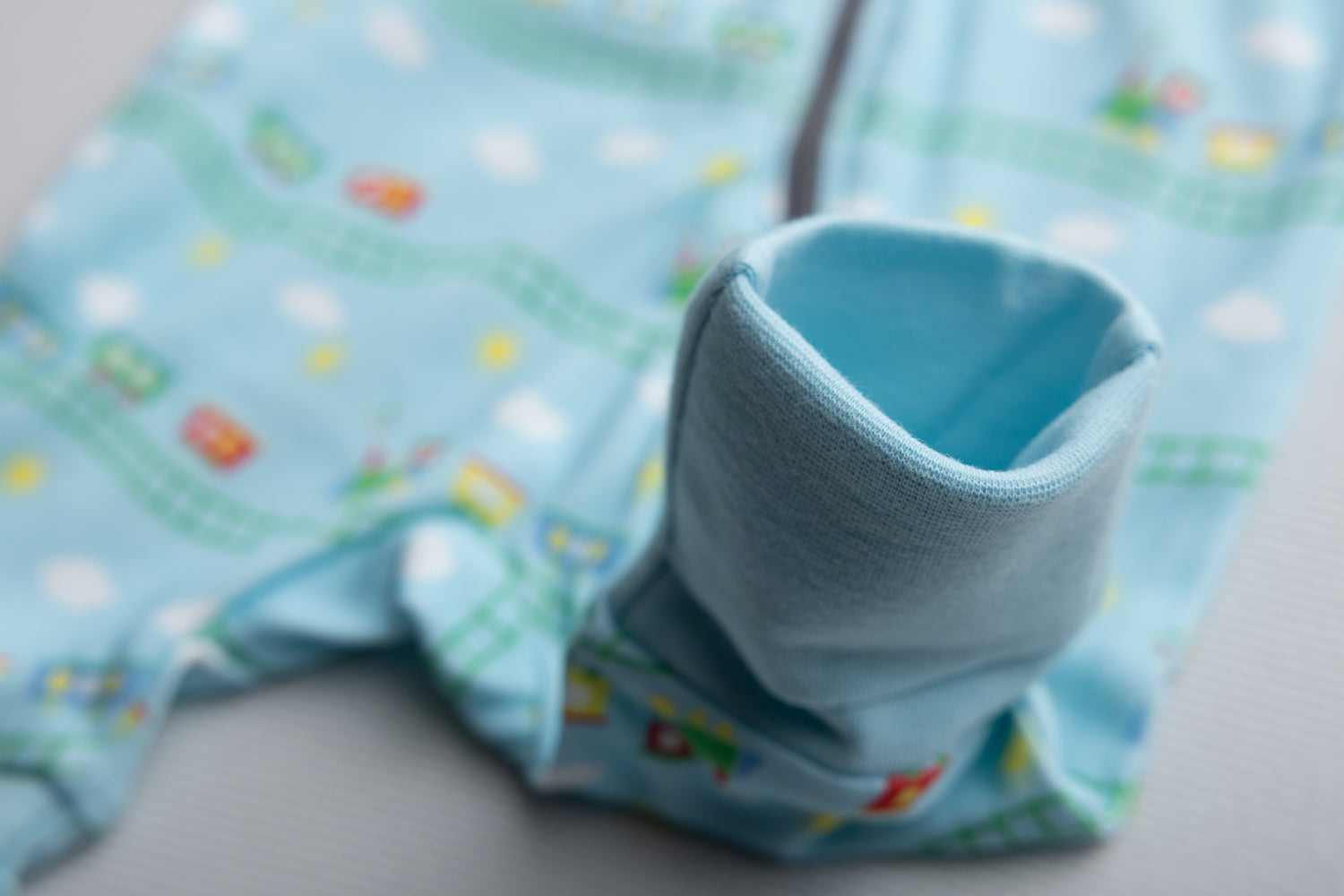 Choo choo trains organic cotton ZippyBoo suit