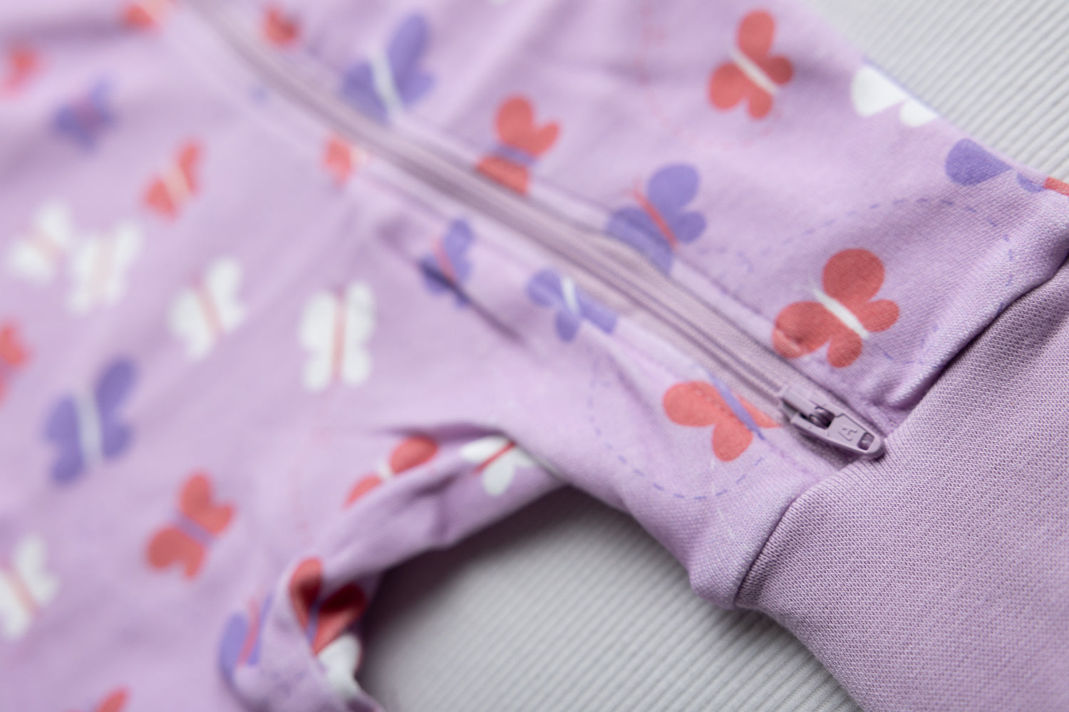 Butterflies organic cotton ZippyBoo suit