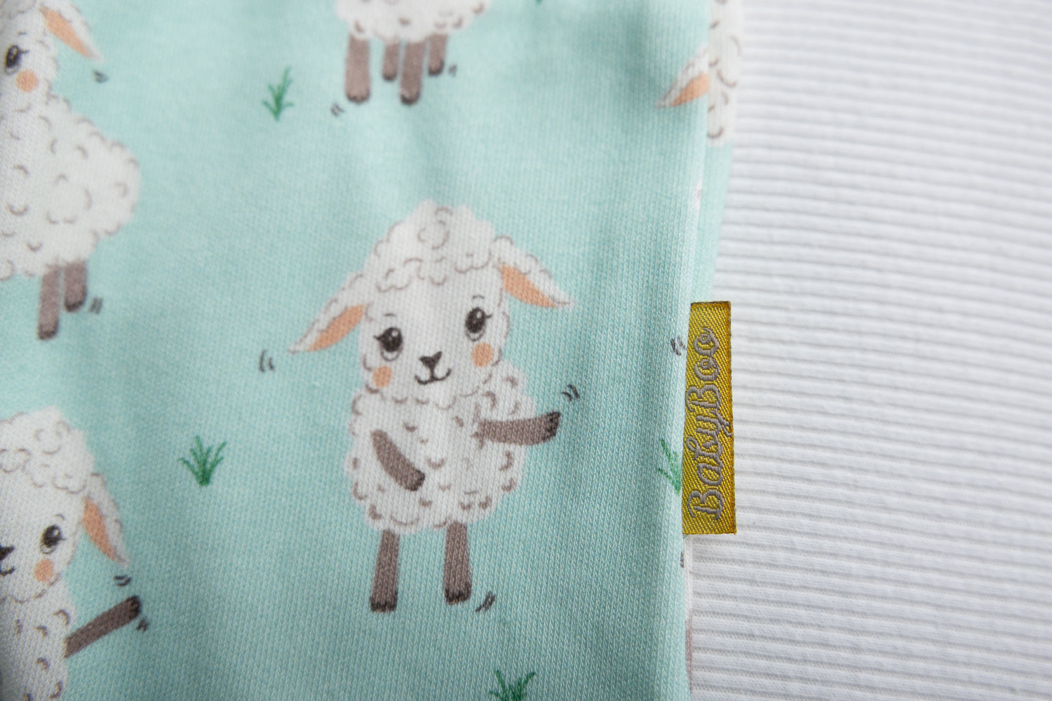 Dancing Lambs organic cotton ZippyBoo suit