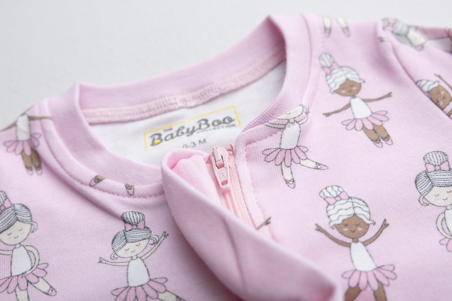 Ballerina ruffle organic cotton ZippyBoo suit