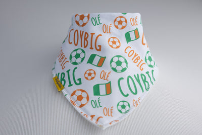 Irish Supporter organic cotton DribbleBoo bandana bib