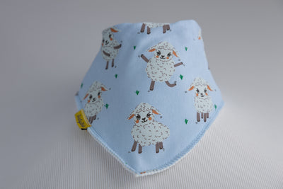 Dancing Lamb organic cotton DribbleBoo bandana bib