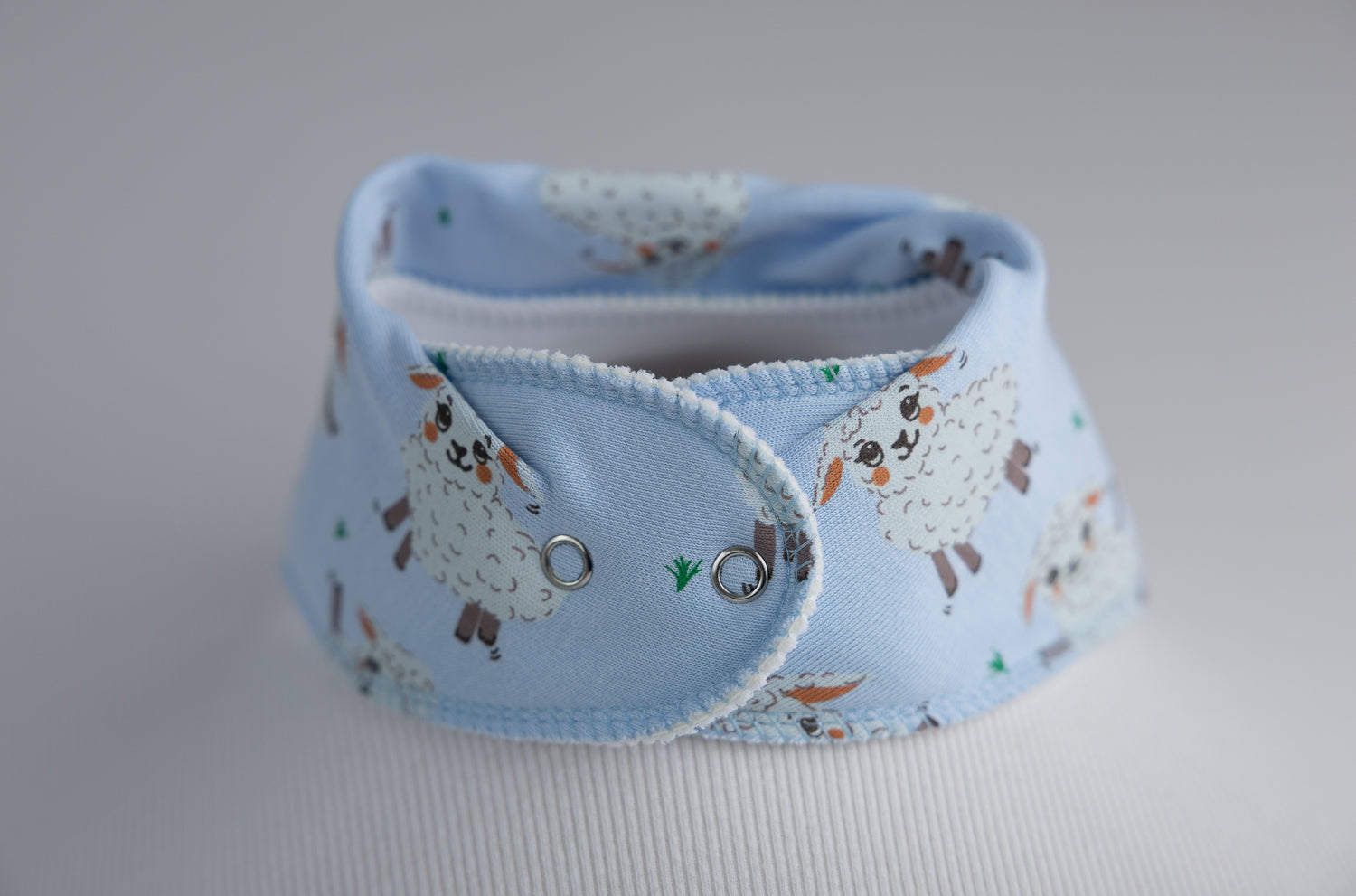 Dancing Lamb organic cotton DribbleBoo bandana bib
