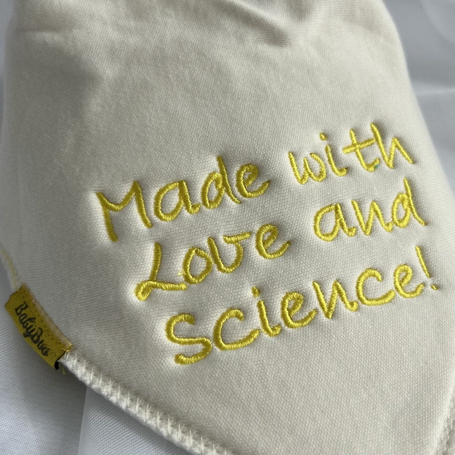 Made with Love & Science organic cotton DribbleBoo bandana bib