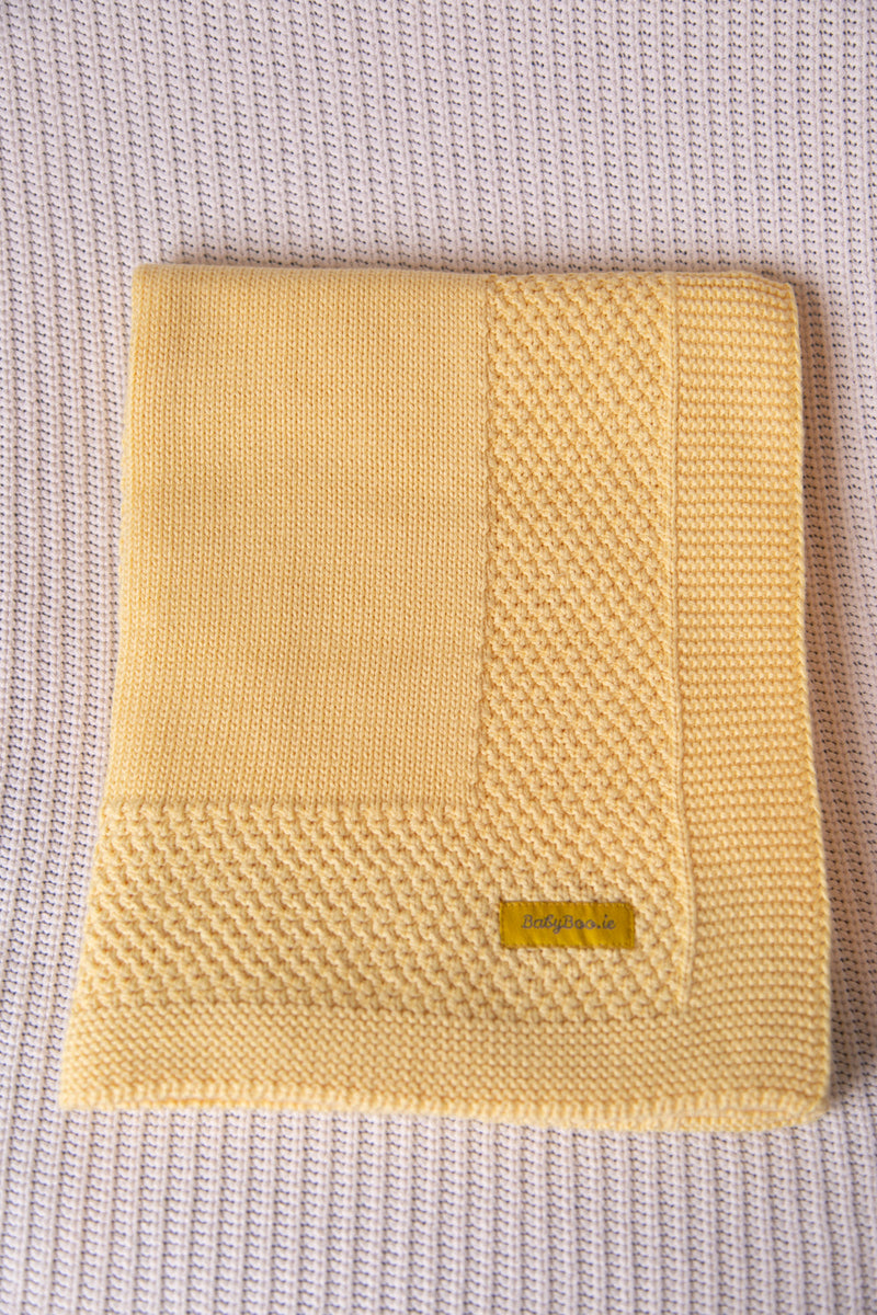 Organic cotton beautiful lemon BlankieBoo