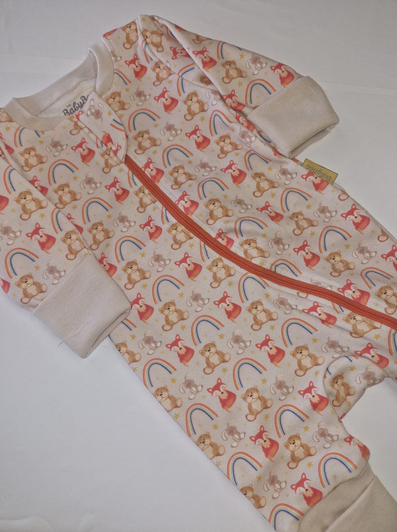 NEW Woodland friends organic cotton ZippyBoo suit