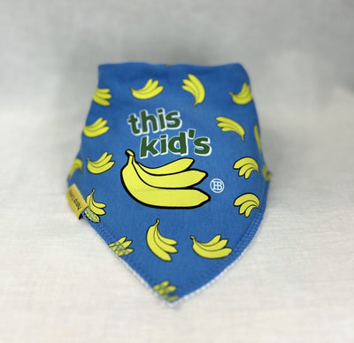 Kid's Bananas organic cotton DribbleBoo bandana bib