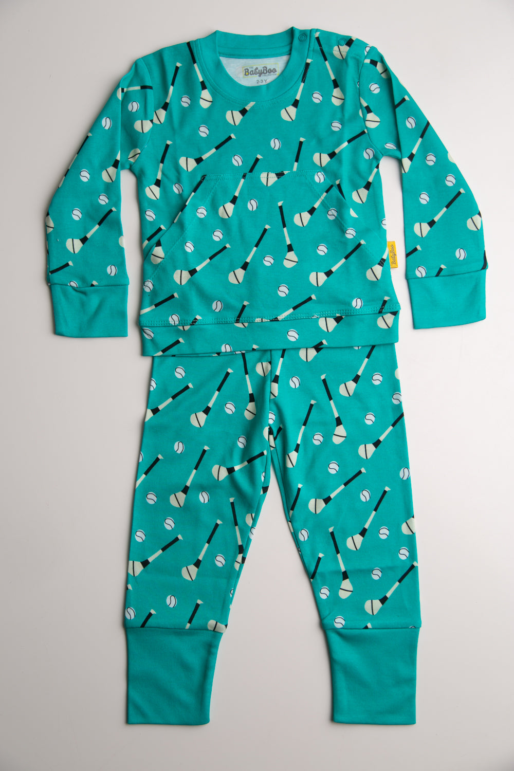 Teal GAA fan organic cotton loungewear set