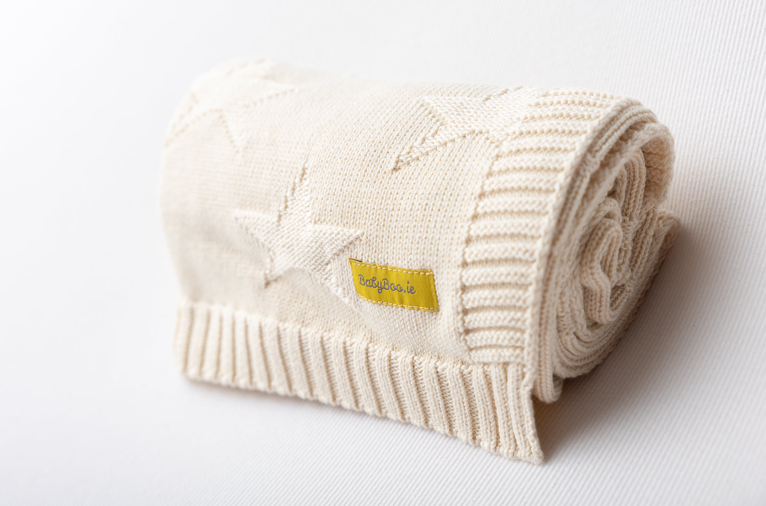 Our little star cream organic cotton BlankieBoo