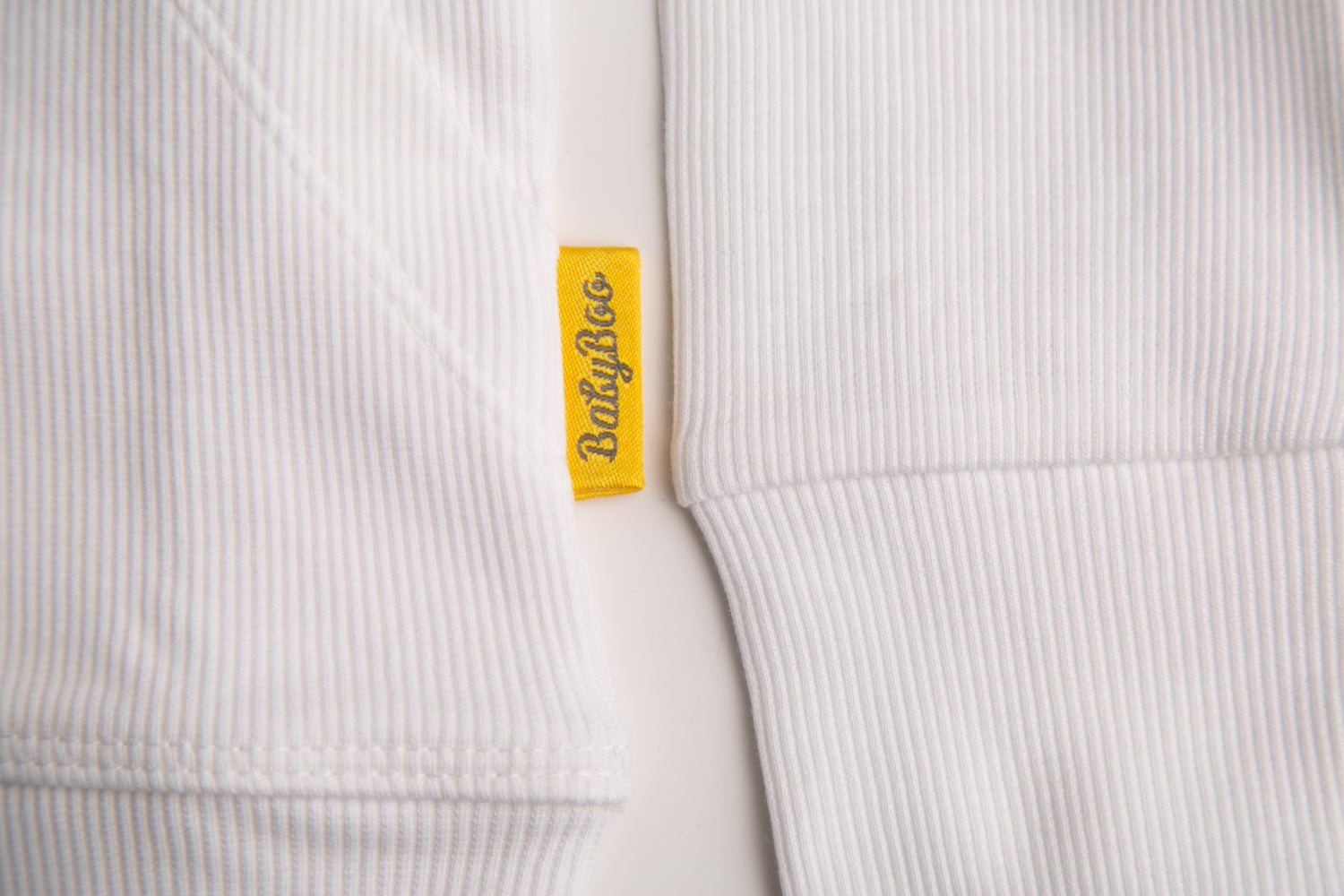 White ribbed organic cotton loungewear set