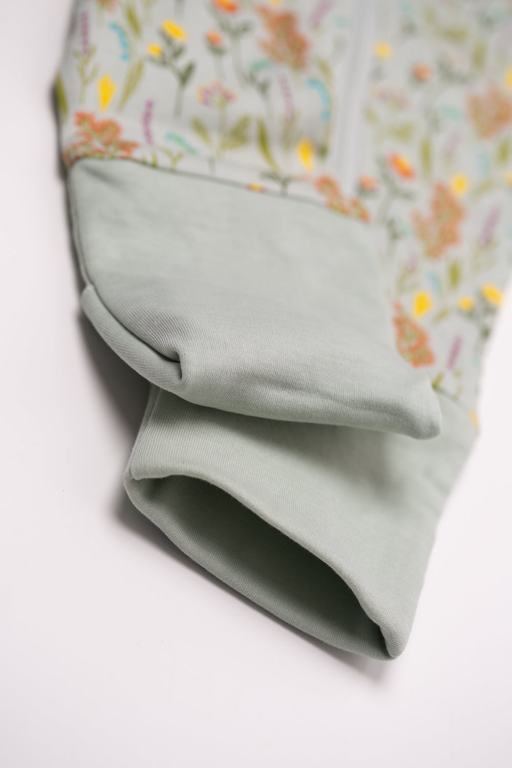Wildflowers organic cotton ZippyBoo suit