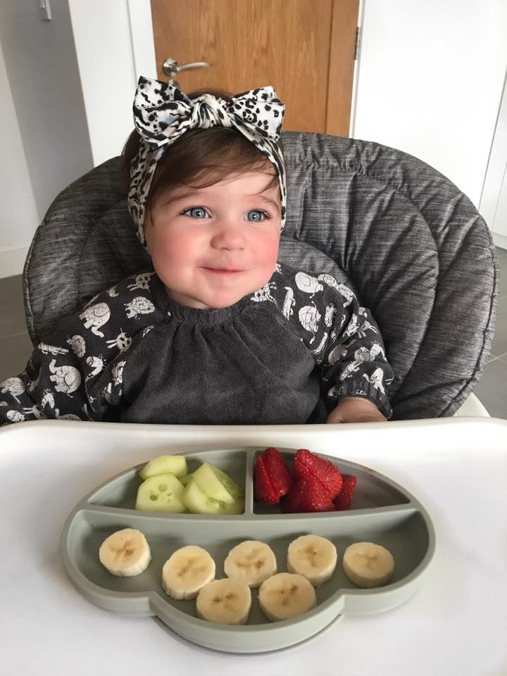 Grey jungle animals YummyBoo feeding bib