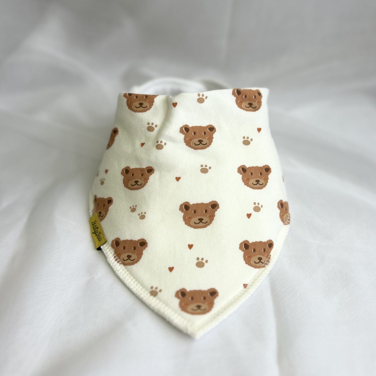 Lovely Teddy Bears Organic Cotton DribbleBoo Bandana bib