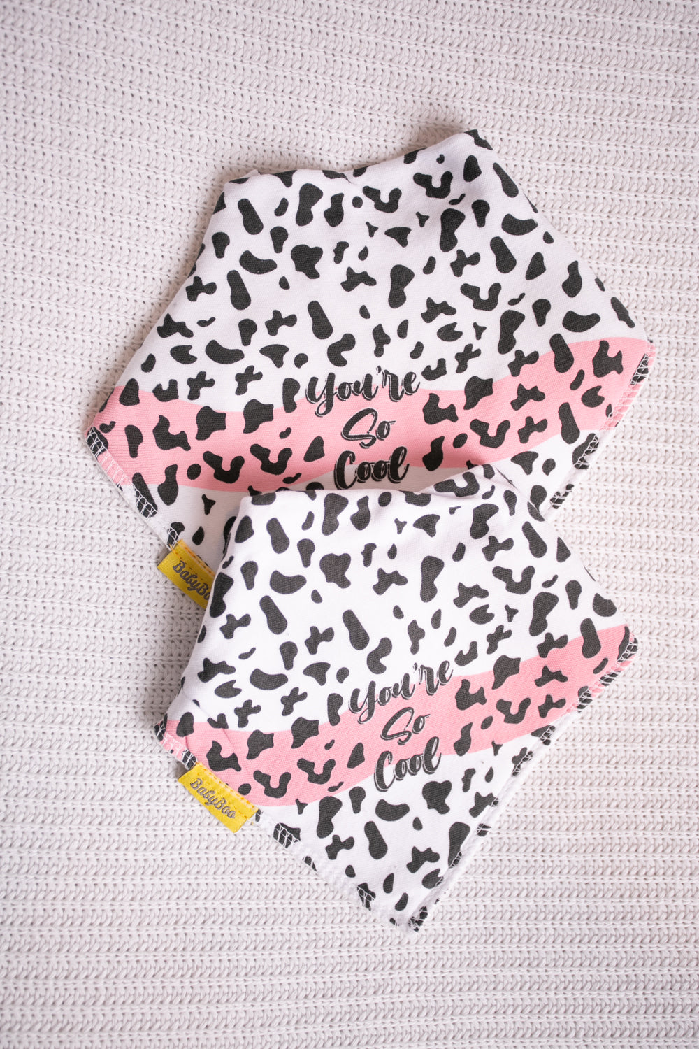 You're so cool organic cotton BiggerBoo bandana bib (Age 3+)
