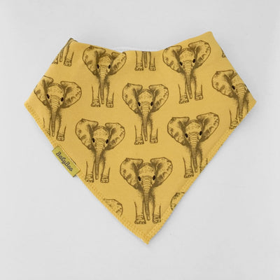 Fauna Kids Elephant organic cotton DribbleBoo bandana bib