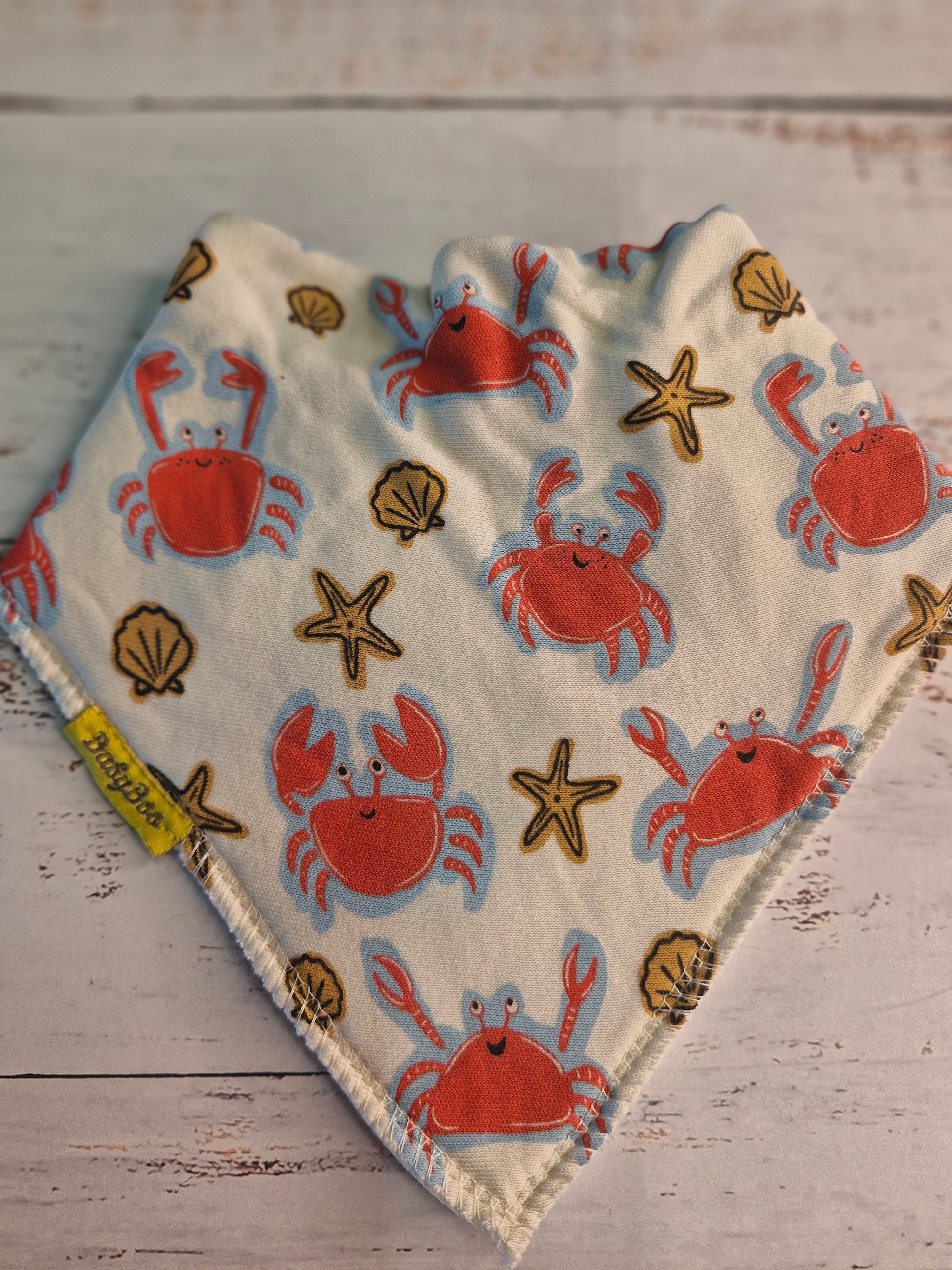 Tiny Claws organic cotton DribbleBoo bandana bib