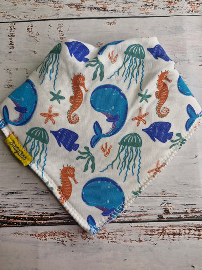 Sea Squad organic cotton DribbleBoo bandana bib