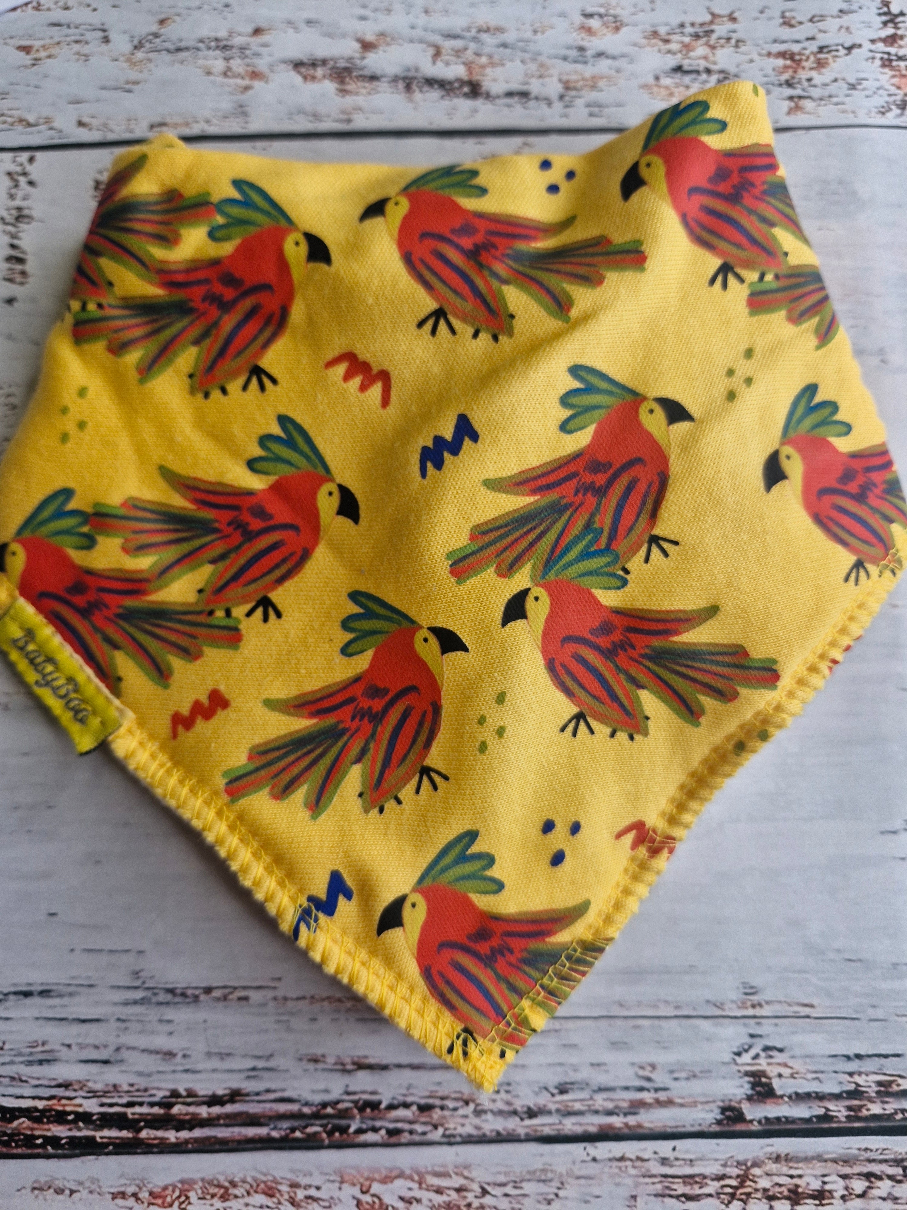 Pretty Polly organic cotton DribbleBoo bandana bib