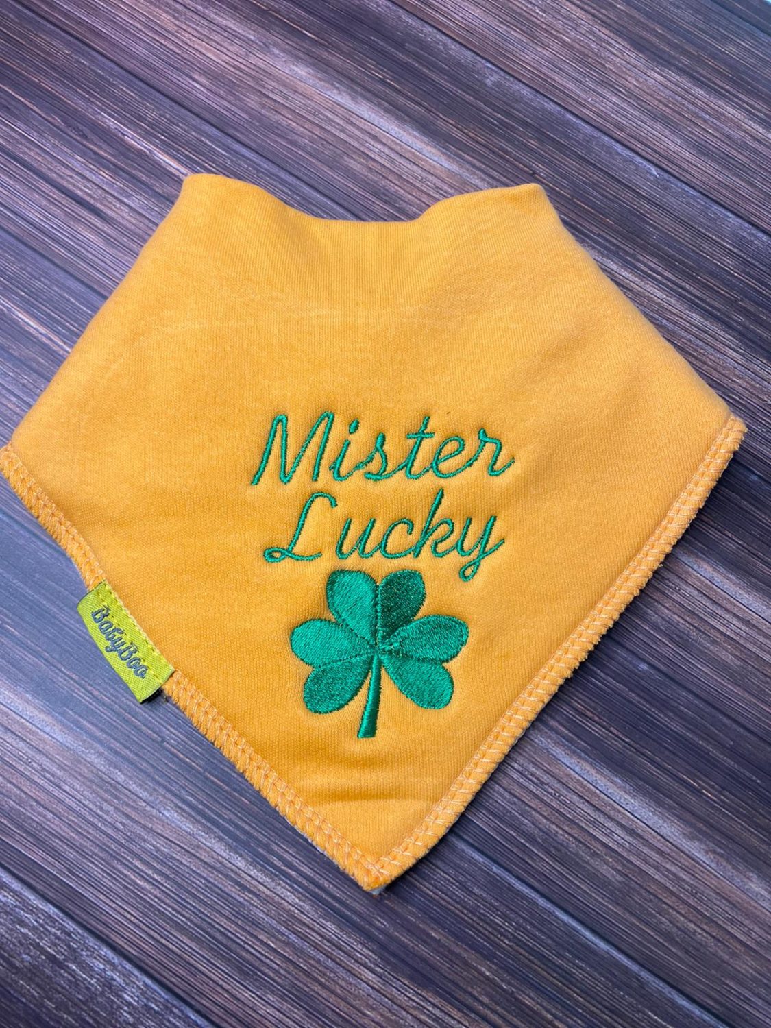 Mister Lucky organic cotton bandana bib