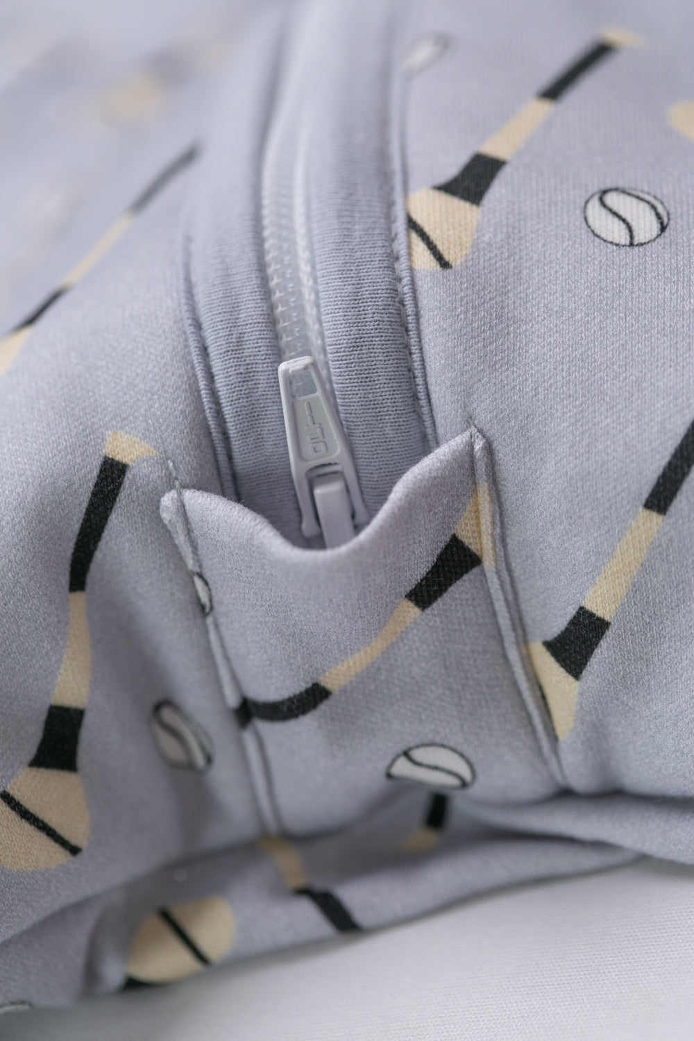 Grey GAA fan organic cotton SnuggleBoo sleeping bag (2.5 tog)