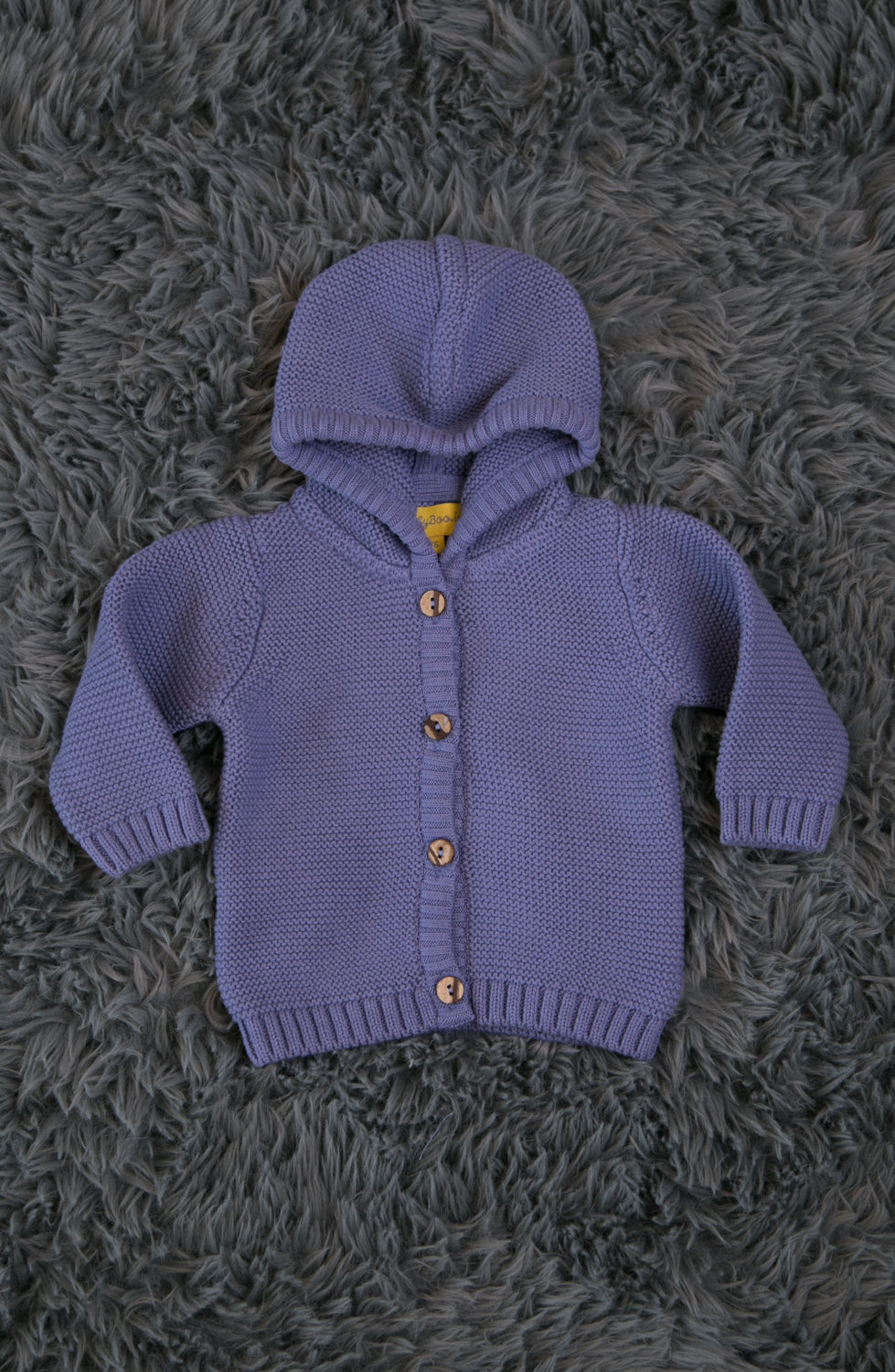 Periwinkle organic cotton hoodie
