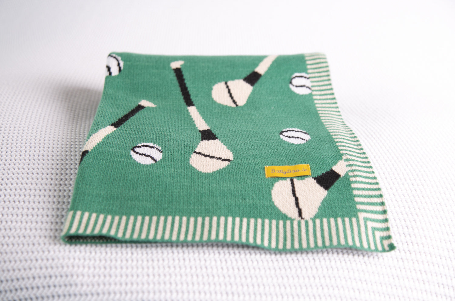 Green organic cotton GAA mad BlankieBoo