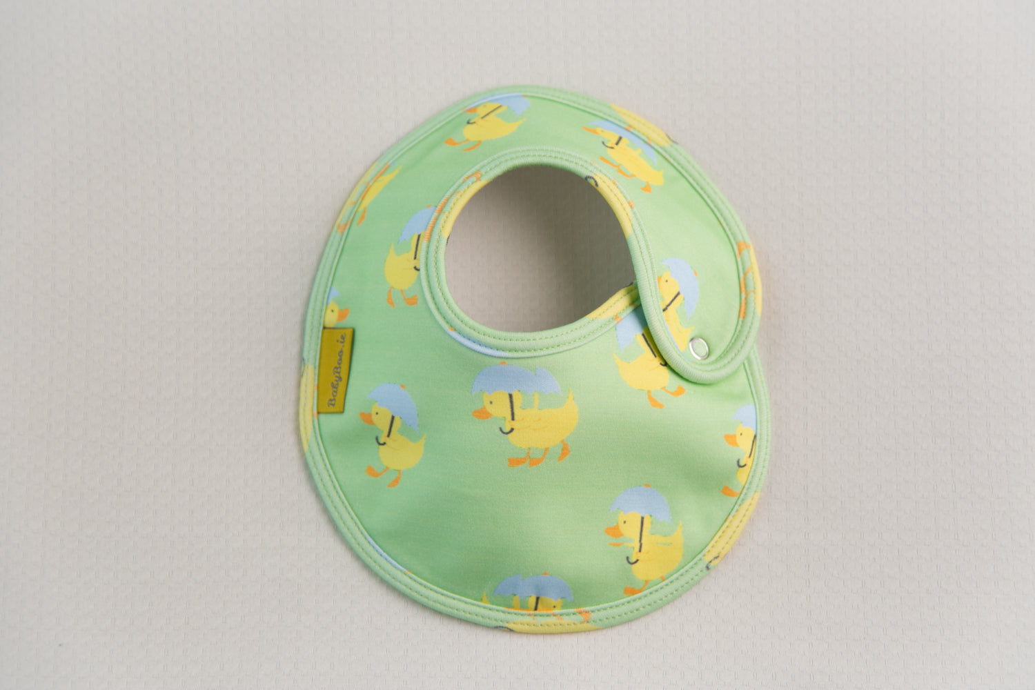 Waddling Ducks organic cotton LittleBoo baby bib