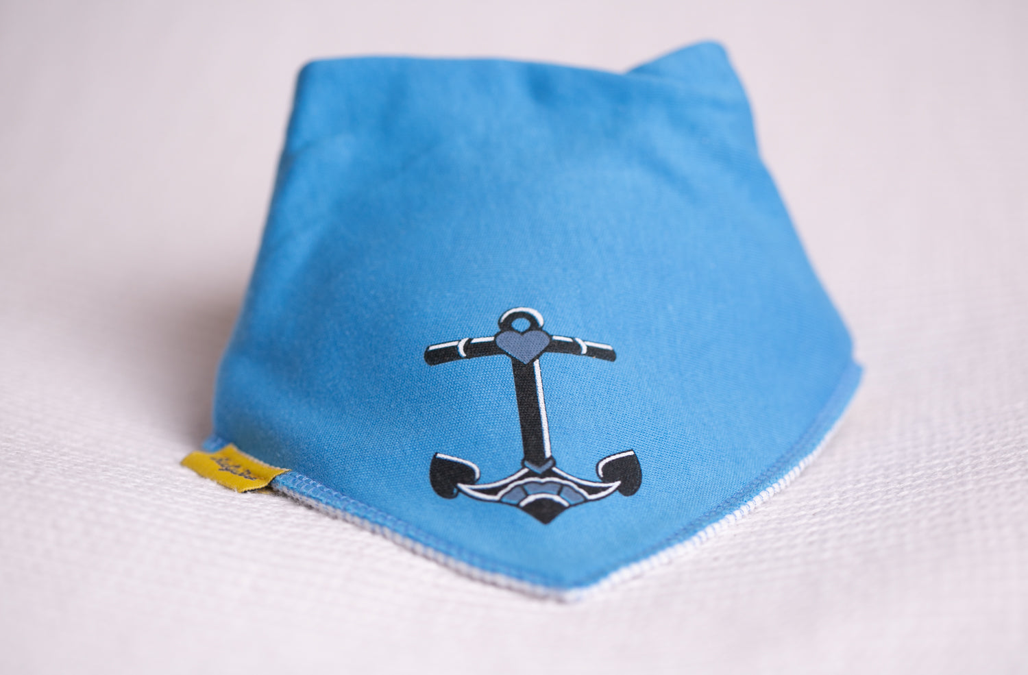 Our anchor organic cotton BiggerBoo bandana bib (Age 3+)