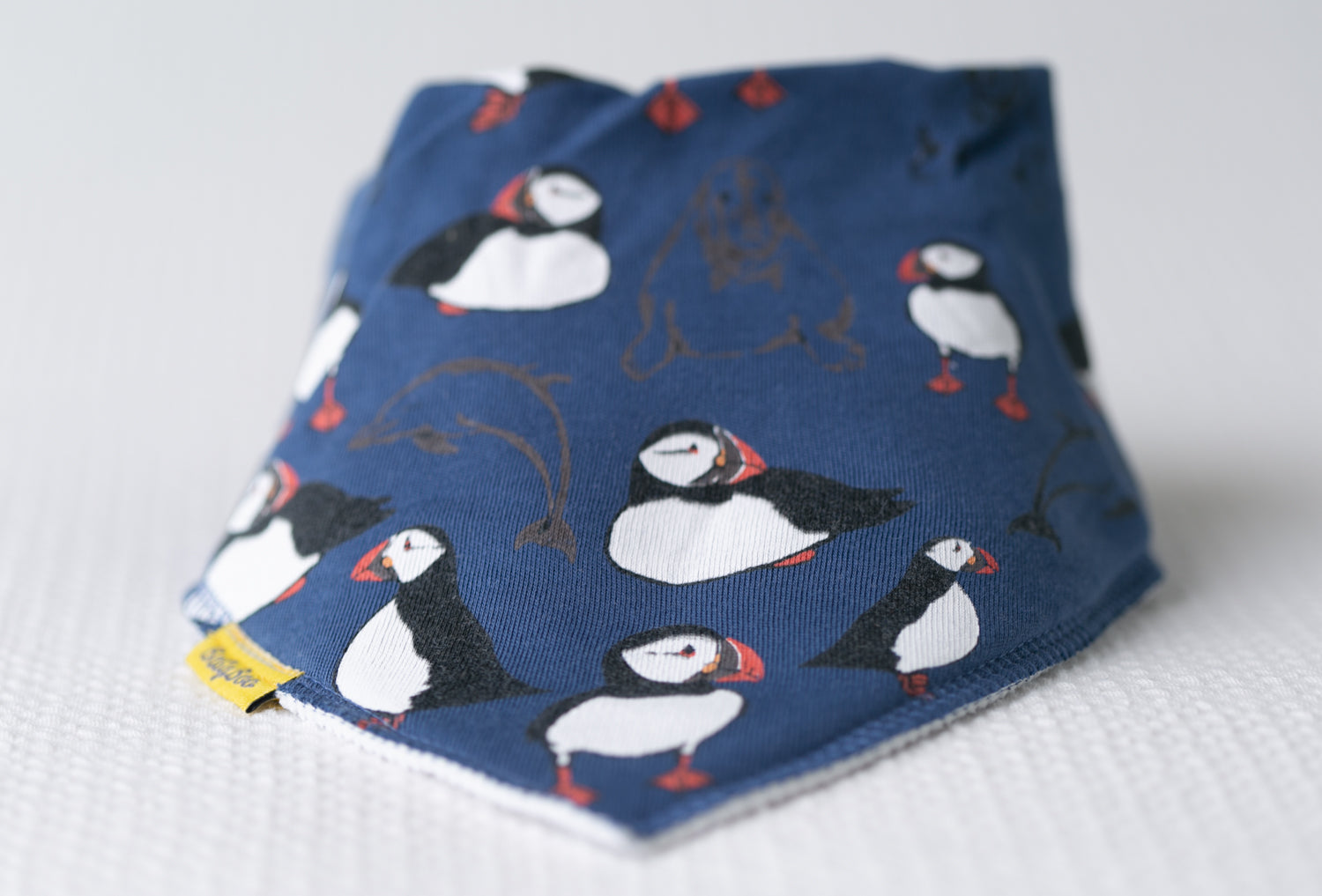 Fauna Kids Skellig organic cotton DribbleBoo bandana bib